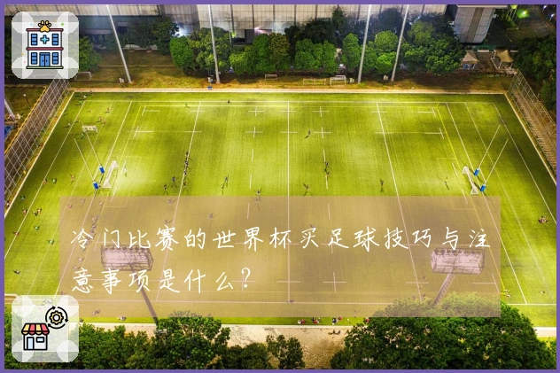 冷门比赛的世界杯买足球技巧与注意事项是什么？
